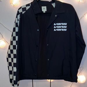 Vans Single Checkered Sleeve Windbreaker